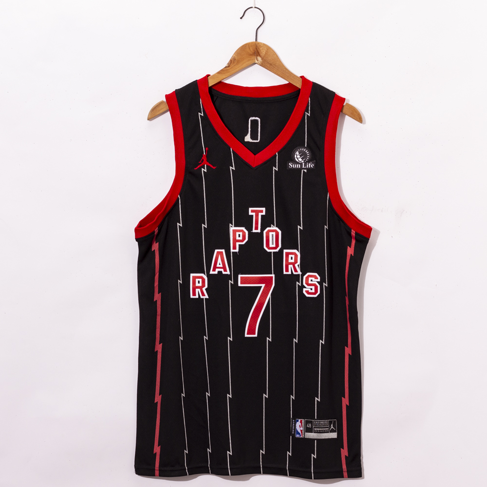 Men Toronto Raptors #7 Lowry Black Game NBA Jerseys->nfl hats->Sports Caps